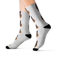 Belgian Malinois Sublimation Socks, long socks, small, medium, large, Made in the USA!!