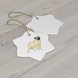 Mastiff Ceramic Ornaments, Christmas, 4 Shapes