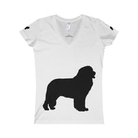 Newfoundland Women's Fine Jersey V-neck Tee