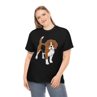 Beagle Unisex Heavy Cotton Tee, Made in the USA!!