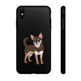 Chihuahua Cell Phone Tough Cases, iPhone, Samsung, 2 Layer Case, Impact Resistant, Made in the USA!!