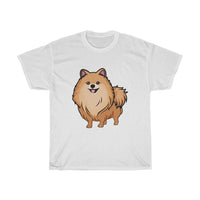 Pomeranian Unisex Heavy Cotton Tee, Made in USA
