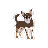 Chihuahua Die-Cut Stickers, 5 Sizes, Water Resistant Vinyl, Waterproof Adhesive, Indoor/Outdoor, Matte Finish, FREE Shipping!!