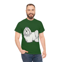 Maltese Unisex Heavy Cotton Tee, S - 5XL, 12 Colors, 100% Cotton, Medium Fabric, FREE Shipping, Made in USA!!