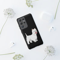 West Highland White Terrier Tough Cell Phone Cases, Impact Resistant, Matte or Glossy, FREE Shipping, Made in USA!!