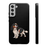 Tricolor Cavalier King Charles Spaniel Tough Cell Phone Cases, Glossy/Matte, Google, Samsung, iPhone, FREE Shipping, Made in USA!!