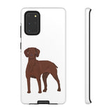 Vizsla Tough Cell Phone Cases, 19 Cases, Samsung and iPhone, Impact Resistant, Made in the USA!!