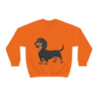 Dachshund Unisex Heavy Blend™ Crewneck Sweatshirt, S - 2XL, 14 Colors, Cotton/Polyester, Medium Fabric, FREE Shipping, Made in USA!!