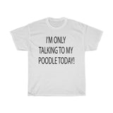 Poodle Unisex Heavy Cotton Tee