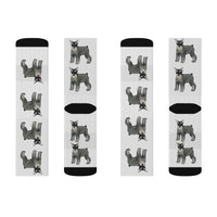 Miniature Schnauzer Sublimation Socks