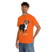 Australian Shepherd Unisex Heavy Cotton Tee, S-5XL, 12 Colors, 100% Cotton, Light Fabric, FREE Shipping, Made in USA!!