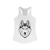 Siberian Husky Women's Ideal Racerback Tank