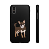 Chihuahua Cell Phone Tough Cases, iPhone, Samsung, 2 Layer Case, Impact Resistant, Made in the USA!!