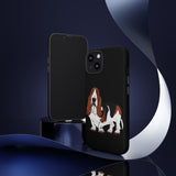 Basset Hound Tough Cases, 33 Sizes, Google, Samsung, iPhone, Matte or Glossy, Impact Resistant, Dual Layer Case, FREE Shipping, Made in USA!!