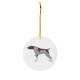 German Shorthaired Pointer  Ceramic Ornaments