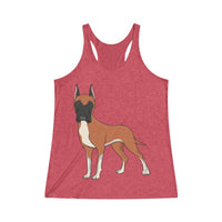 Great Dane Women's Tri-Blend Racerback Tank