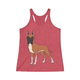 Great Dane Women's Tri-Blend Racerback Tank