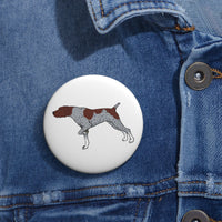 German Shorthaired Pointer Pin Buttons