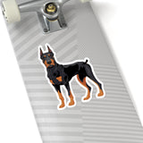 Doberman Pinscher Kiss-Cut Stickers