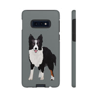 Border Collie Tough Cell Phone Cases, iPhone, Samsung, 2 Layer Case, Impact Resistant, Photographic Print Quality, FREE Shipping, Made in the USA!!