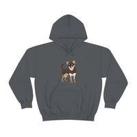 Chihuahua Unisex Heavy Blend Hooded Sweatshirt, Cotton/Polyester, S- 5XL, 13 Colors, Free Shipping, Made In Usa!!