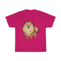 Pomeranian Unisex Heavy Cotton Tee, Made in USA