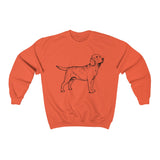 Labrador Retriever Unisex Heavy Blend Crewneck Sweatshirt