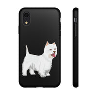 West Highland White Terrier Tough Cell Phone Cases, Impact Resistant, Matte or Glossy, FREE Shipping, Made in USA!!
