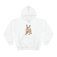 French Bulldog Unisex Heavy Blend Hooded Sweatshirt, S - 5XL, 12 Colors, FREE Shipping, Made in USA!!