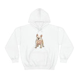 French Bulldog Unisex Heavy Blend Hooded Sweatshirt, S - 5XL, 12 Colors, FREE Shipping, Made in USA!!