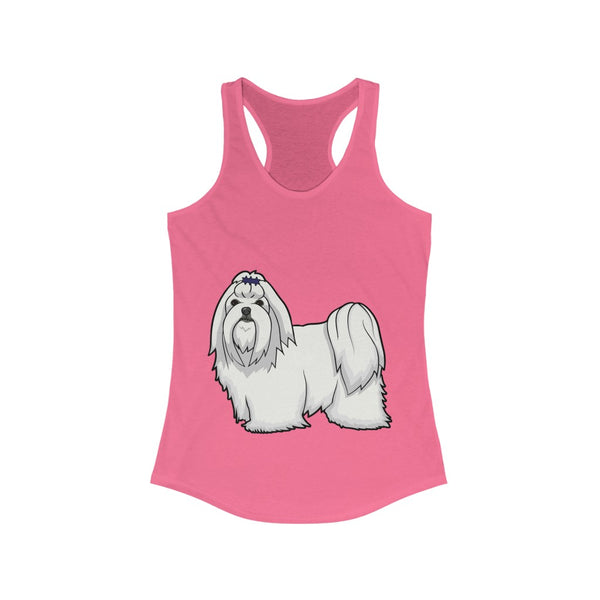 Maltese Women's Ideal Racerback Tank, XS - 2XL, 15 Colors, Cotton/Polyester, Extra Light Fabric, FREE Shipping, Made in USA!!