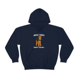 Airedale Terrier Unisex Heavy Blend Hooded Sweatshirt, S - 5XL, 12 Colors, Cotton/Polyester, FREE Shipping, Made in USA!!