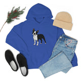 Boston Terrier Unisex Heavy Blend™ Hooded Sweatshirt, S - 5XL, 12 Colors, Cotton/Polyester, FREE Shipping, Made in USA!!