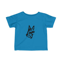 German Shepherd Infant Fine Jersey Tee
