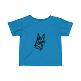 German Shepherd Infant Fine Jersey Tee