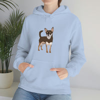 Chihuahua Unisex Heavy Blend Hooded Sweatshirt, Cotton/Polyester, S- 5XL, 13 Colors, Free Shipping, Made In Usa!!