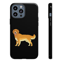 Golden Retriever Cell Phone Cases, Samsung, iPhone, Google, Impact Resistant, Dual Layer for Protection, FREE Shipping, Made in USA!!