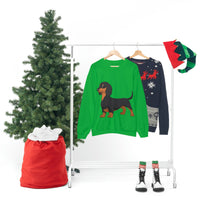 Dachshund Unisex Heavy Blend™ Crewneck Sweatshirt, S - 2XL, 14 Colors, Cotton/Polyester, Medium Fabric, FREE Shipping, Made in USA!!