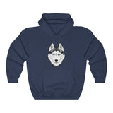 Siberian Husky Unisex Heavy Blend™ Hooded Sweatshirt, S - 5XL, 12 Colors, FREE Shipping, Made in USA!!