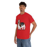 Basset Hound Unisex Heavy Cotton Tee, S - 5XL, 12 Colors, 100% Cotton, FREE  Shipping, Made in USA!!