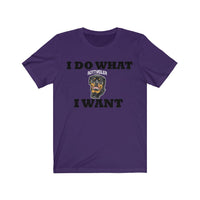 I Do What I Want Rottweiler Unisex Jersey Short Sleeve Tee