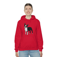 Boston Terrier Unisex Heavy Blend™ Hooded Sweatshirt, S - 5XL, 12 Colors, Cotton/Polyester, FREE Shipping, Made in USA!!