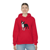 Boston Terrier Unisex Heavy Blend™ Hooded Sweatshirt, S - 5XL, 12 Colors, Cotton/Polyester, FREE Shipping, Made in USA!!