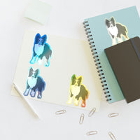 Border Collie Sticker Sheets, 2 Sizes, Water Resistant Vinyl, Indoor/Outdoor, FREE Shipping, Made in the USA!!