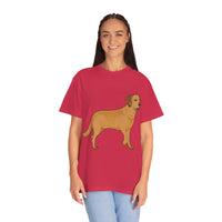 Chesapeake Bay Retriever Unisex Garment-Dyed T-shirt, S - 3XL, Cotton, Relaxed Fit, 16 Colors, FREE Shipping, Made in USA!!