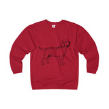 Labrador Retriever Sweatshirt, Unisex Heavyweight Fleece Crew