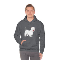 West Highland White Terrier Unisex Heavy Blend™ Hooded Sweatshirt, S - 5XL, Cotton/Polyester, FREE Shipping, Made in USA!!
