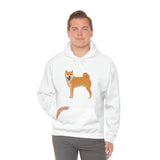 Shiba Inu Unisex Heavy Blend™ Hooded Sweatshirt, S -5XL, 12 Colors, Cotton/Polyester, Medium Heavy Fabric, FREE Shipping, Made in USA!!