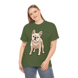 French Bulldog Unisex Heavy Cotton Tee, S - 5XL, 12 Colors, Light Fabric, FREE Shipping, Made in USA!!