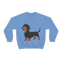 Dachshund Unisex Heavy Blend™ Crewneck Sweatshirt, S - 2XL, 14 Colors, Cotton/Polyester, Medium Fabric, FREE Shipping, Made in USA!!